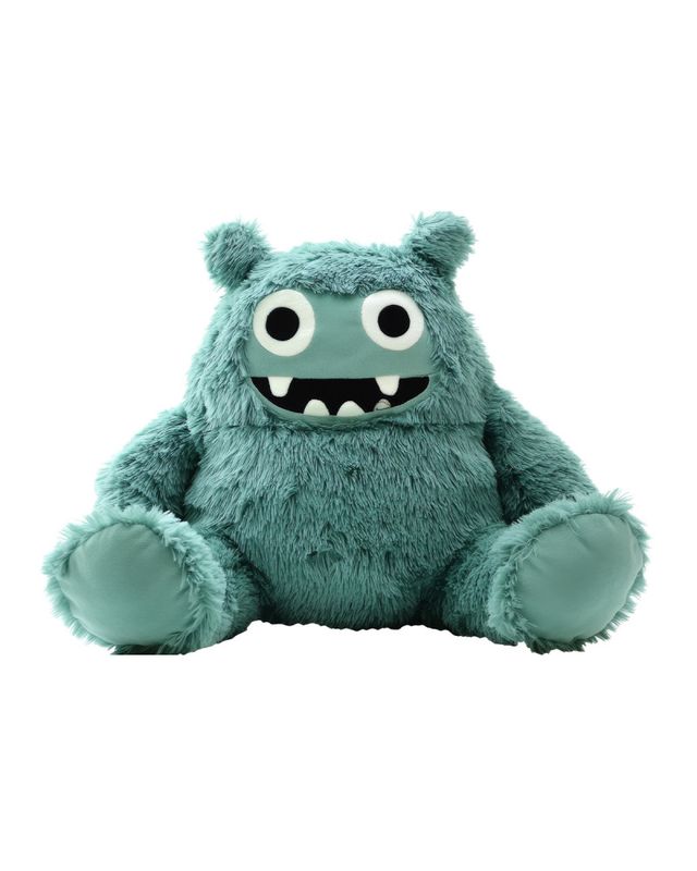 Plush toy happy monster blue